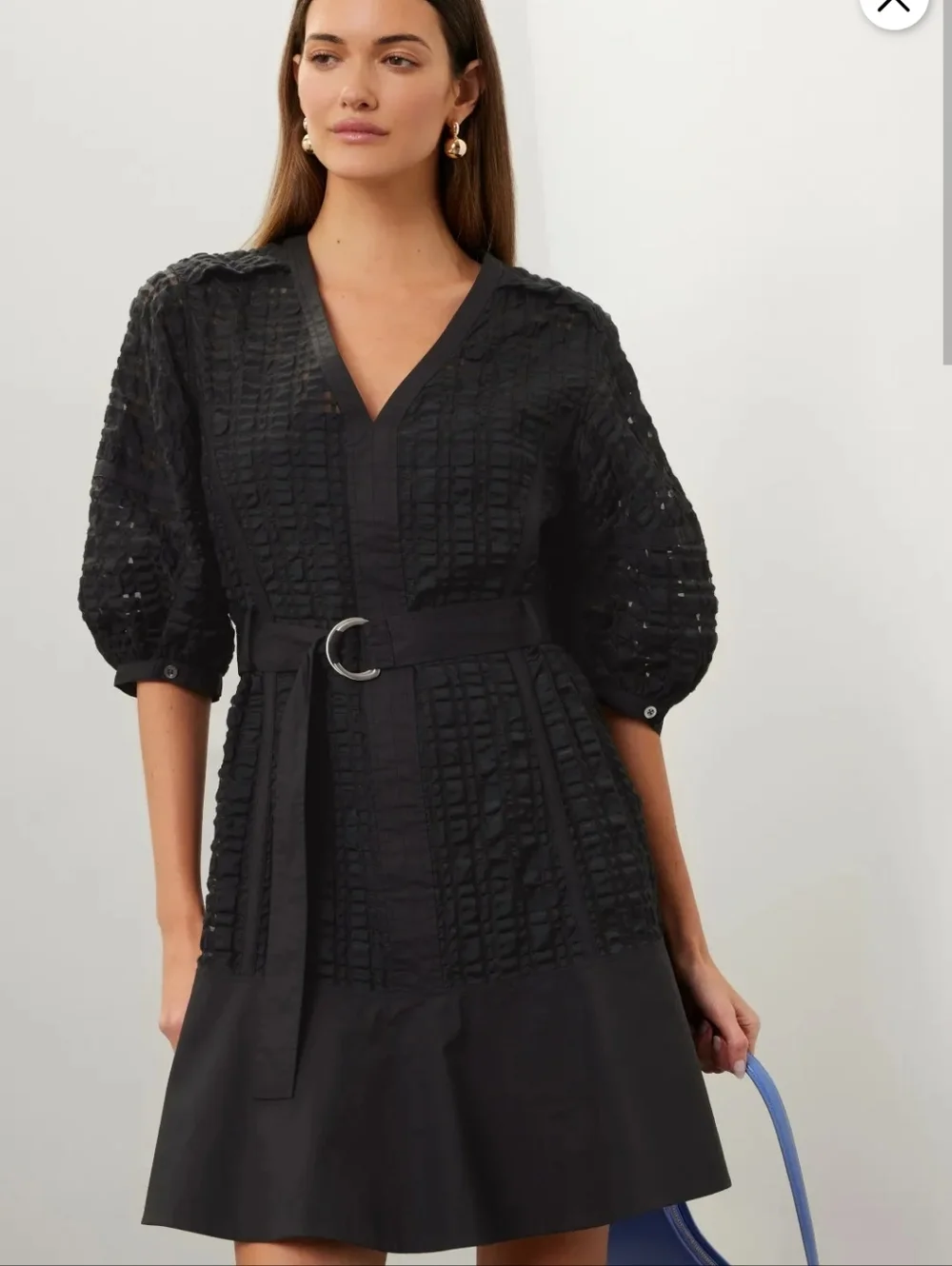 3.1 Phillip Lim Puff Sleeve Dress Size Large MSRP $595